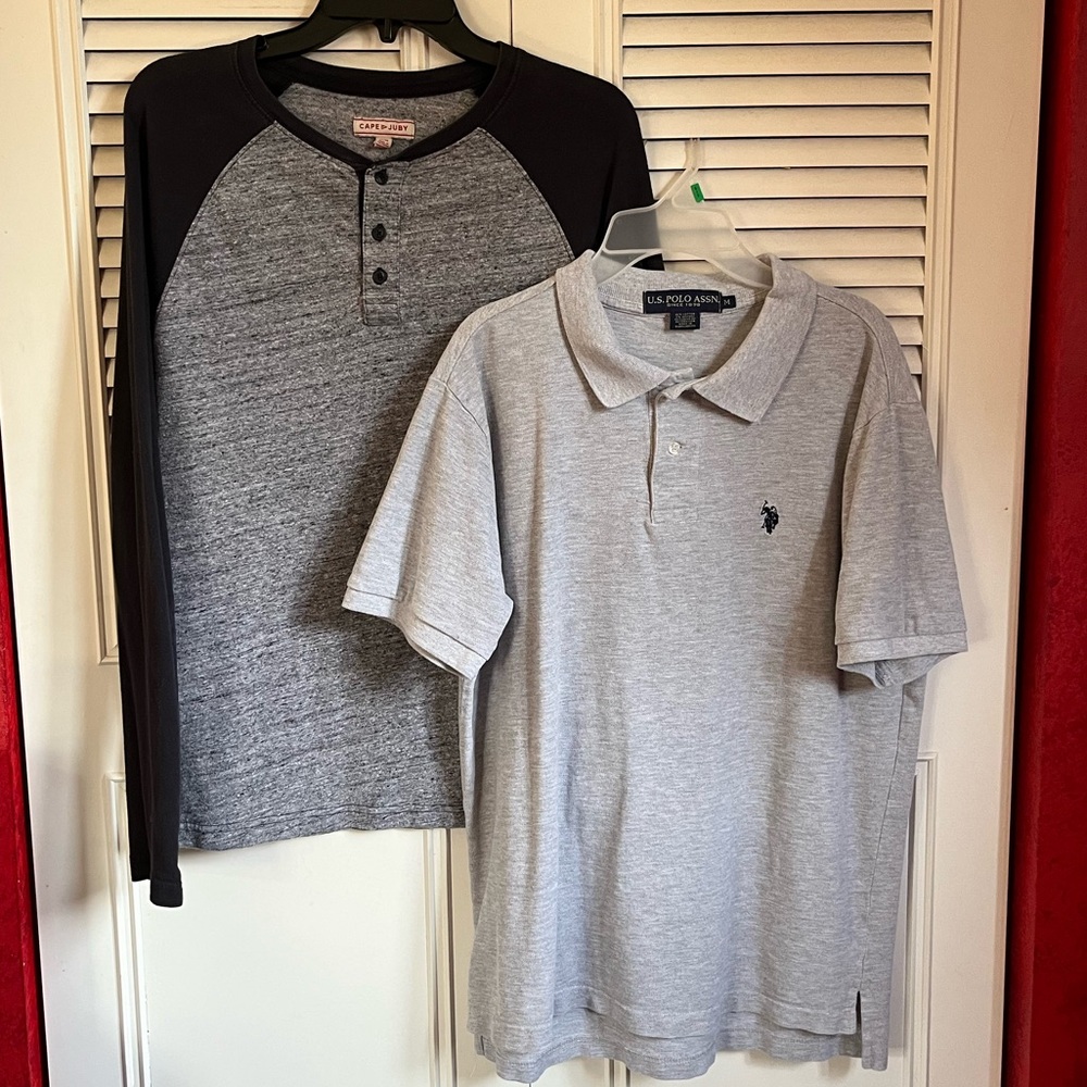 Bundle of 2 Shirts U.S. Polo Assn. and Cape Juby Sz M